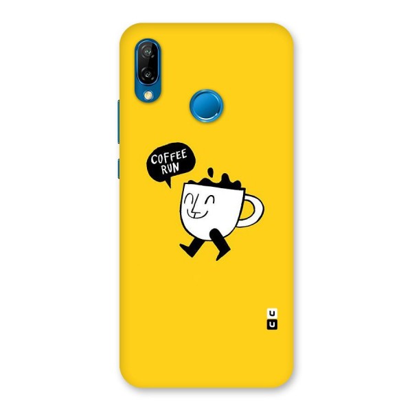 Coffee Run Back Case for Huawei P20 Lite