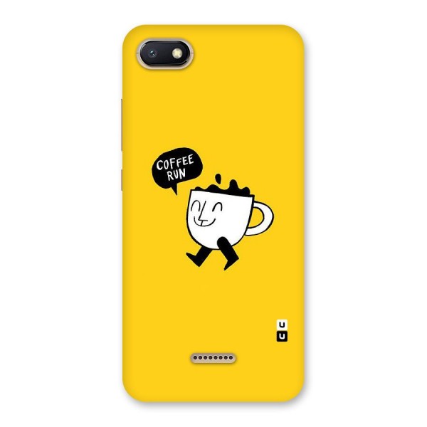 Coffee Run Back Case for Redmi 6A