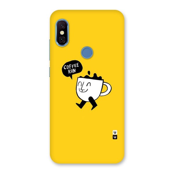 Coffee Run Back Case for Redmi Note 6 Pro