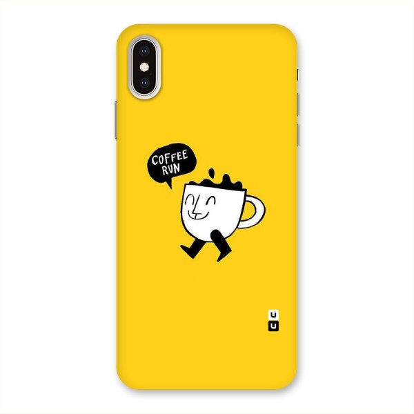 Coffee Run Back Case for iPhone XS Max