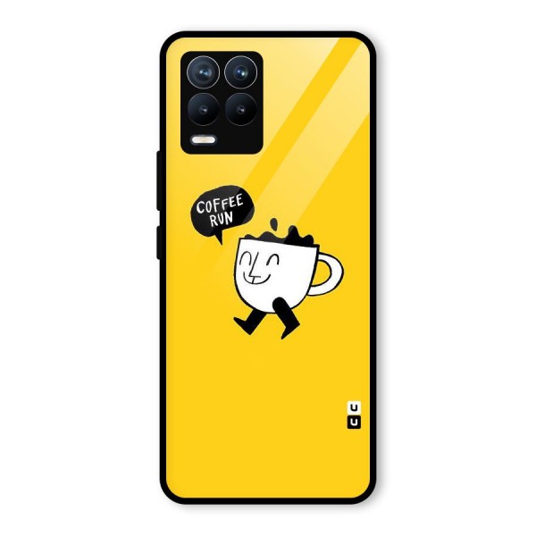 Coffee Run Glass Back Case for Realme 8 Pro