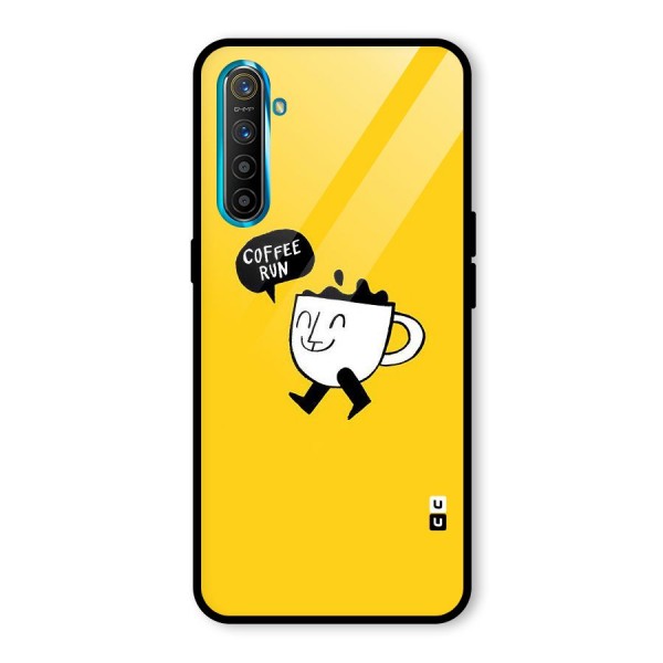 Coffee Run Glass Back Case for Realme XT