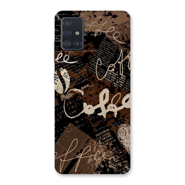 Coffee Scribbles Back Case for Galaxy A51