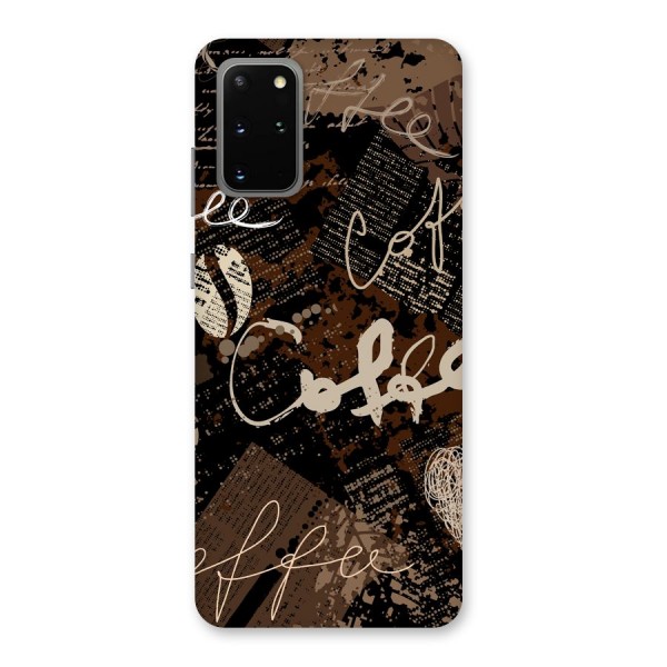 Coffee Scribbles Back Case for Galaxy S20 Plus