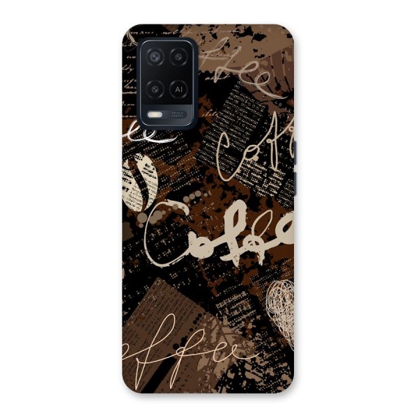 Coffee Scribbles Back Case for Oppo A54