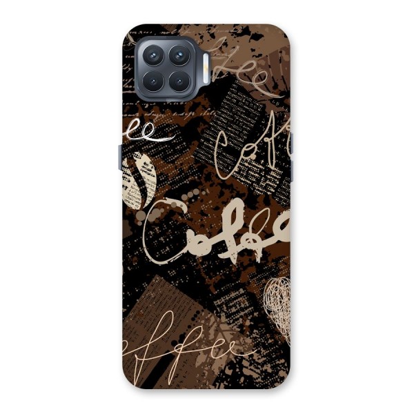 Coffee Scribbles Back Case for Oppo F17 Pro