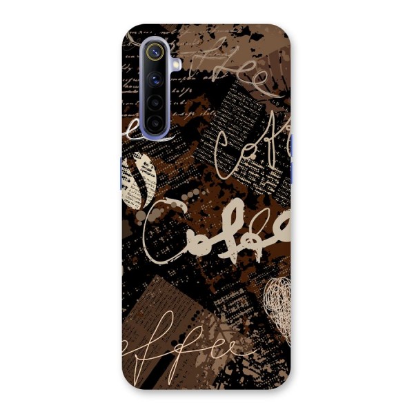 Coffee Scribbles Back Case for Realme 6