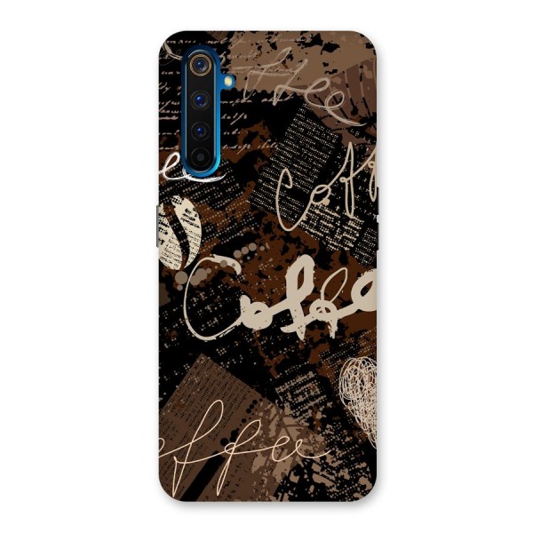 Coffee Scribbles Back Case for Realme 6 Pro