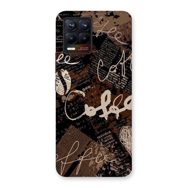 Coffee Scribbles Back Case for Realme 8