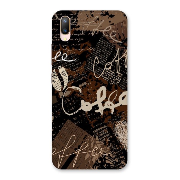 Coffee Scribbles Back Case for Vivo V11 Pro