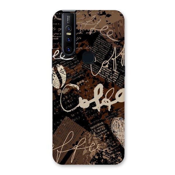 Coffee Scribbles Back Case for Vivo V15