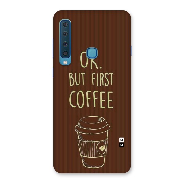 Coffee Stripes Back Case for Galaxy A9 (2018)