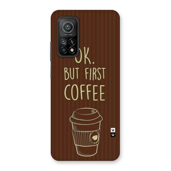 Coffee Stripes Back Case for Mi 10T Pro 5G