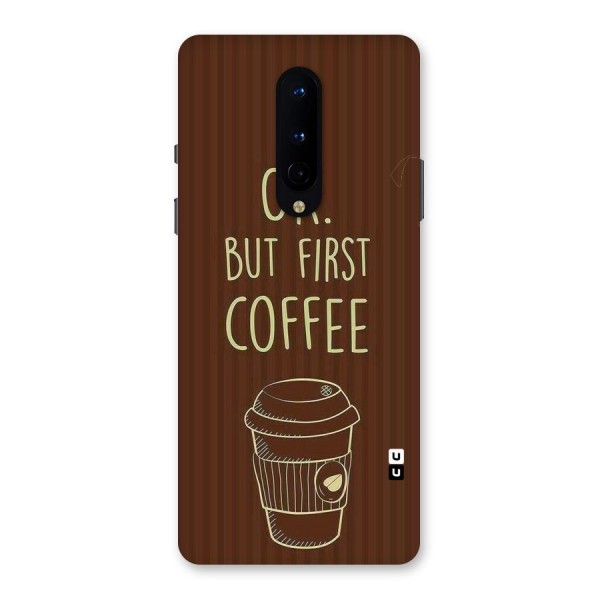 Coffee Stripes Back Case for OnePlus 8