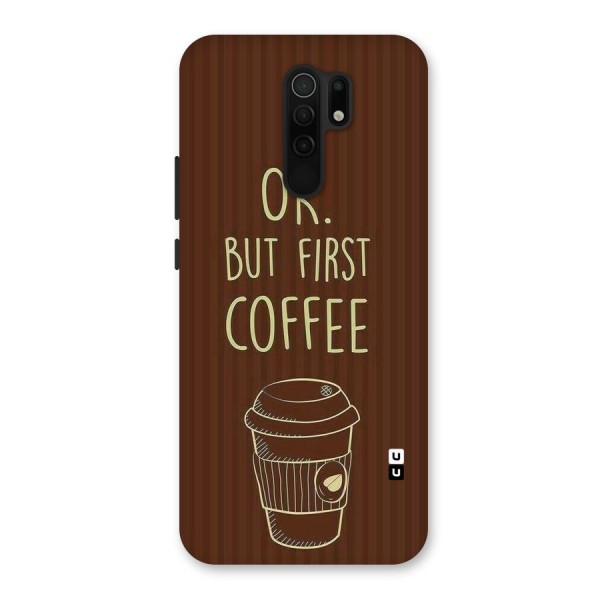 Coffee Stripes Back Case for Poco M2