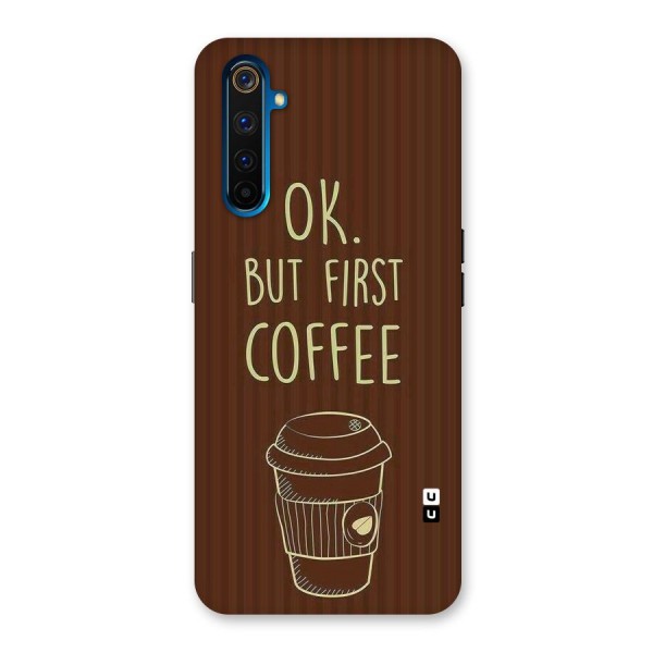 Coffee Stripes Back Case for Realme 6 Pro