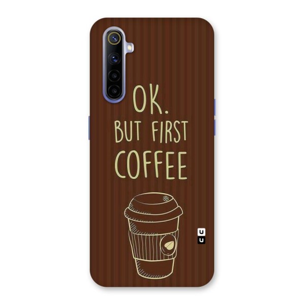 Coffee Stripes Back Case for Realme 6i