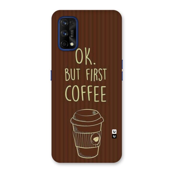 Coffee Stripes Back Case for Realme 7 Pro