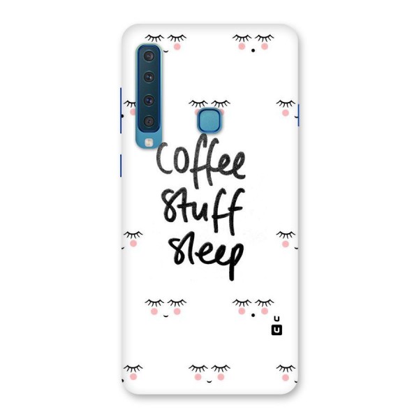 Coffee Stuff Sleep Back Case for Galaxy A9 (2018)