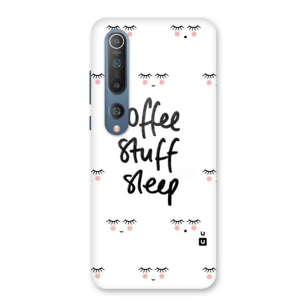 Coffee Stuff Sleep Back Case for Mi 10