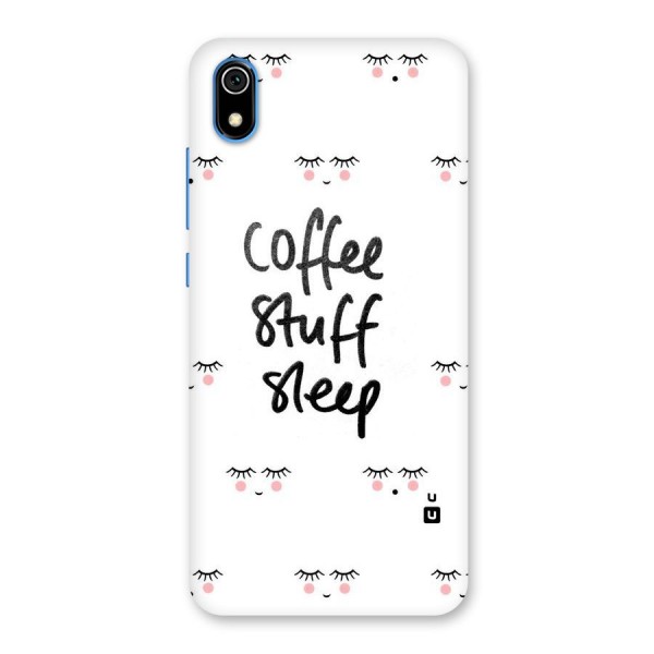 Coffee Stuff Sleep Back Case for Redmi 7A