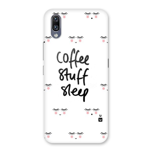 Coffee Stuff Sleep Back Case for Vivo NEX