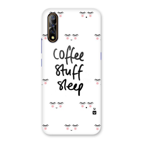 Coffee Stuff Sleep Back Case for Vivo S1