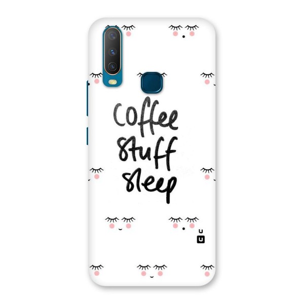 Coffee Stuff Sleep Back Case for Vivo Y17