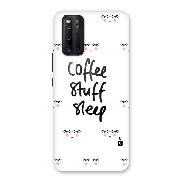 Coffee Stuff Sleep Back Case for Vivo iQOO 3