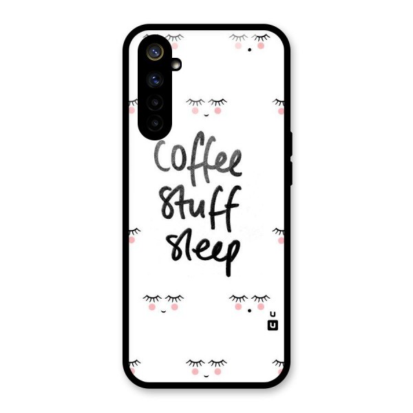 Coffee Stuff Sleep Glass Back Case for Realme 6