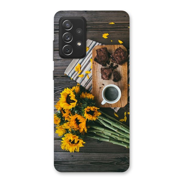 Coffee and Flowers Back Case for Galaxy A72