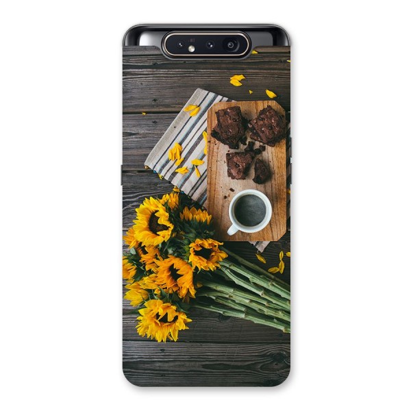 Coffee and Flowers Back Case for Galaxy A80