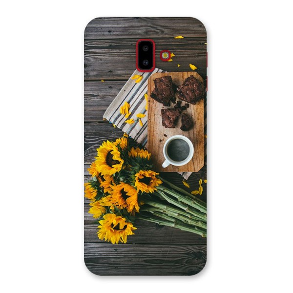 Coffee and Flowers Back Case for Galaxy J6 Plus