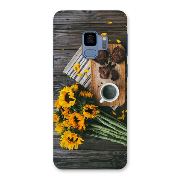 Coffee and Flowers Back Case for Galaxy S9