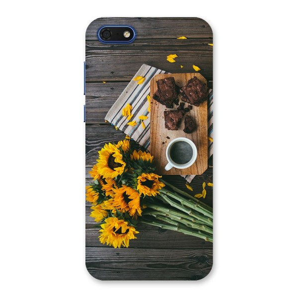 Coffee and Flowers Back Case for Honor 7s