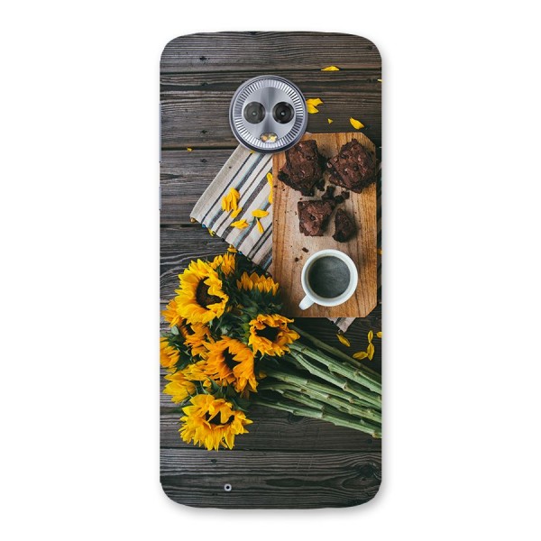 Coffee and Flowers Back Case for Moto G6