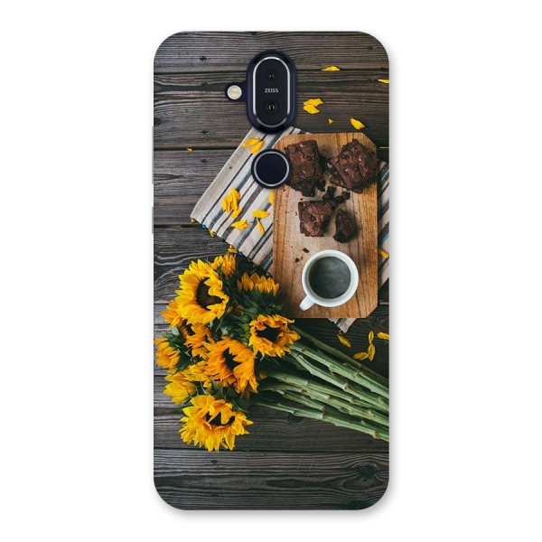 Coffee and Flowers Back Case for Nokia 8.1