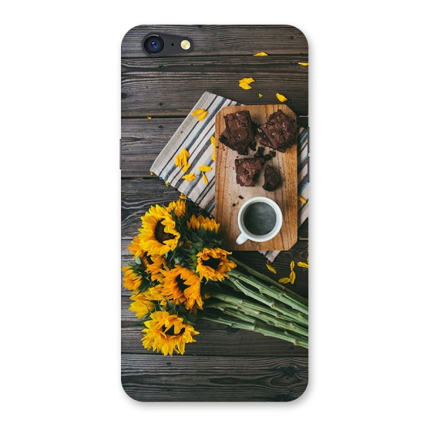 Coffee and Flowers Back Case for Oppo A71