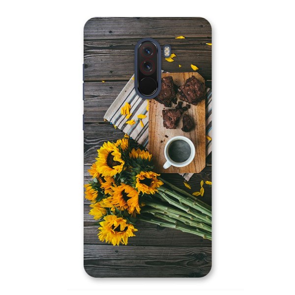 Coffee and Flowers Back Case for Poco F1