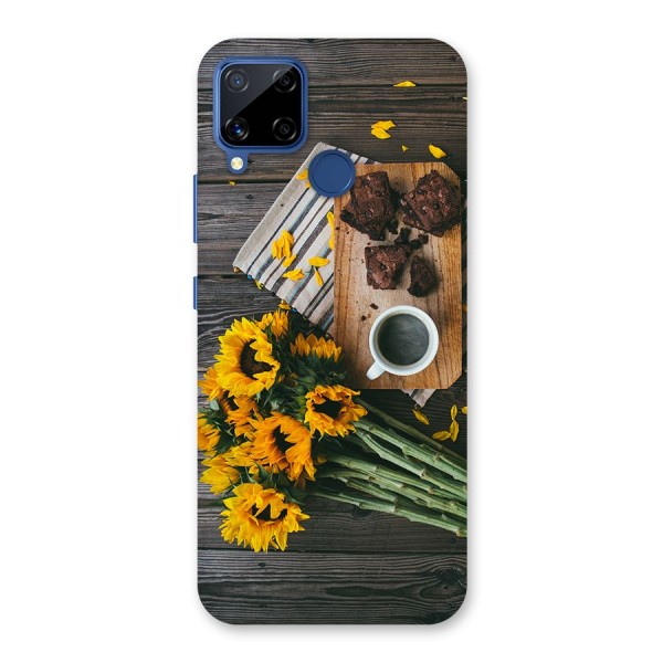 Coffee and Flowers Back Case for Realme C12