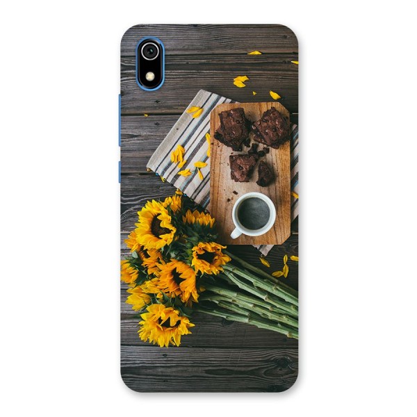 Coffee and Flowers Back Case for Redmi 7A