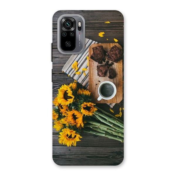 Coffee and Flowers Back Case for Redmi Note 10