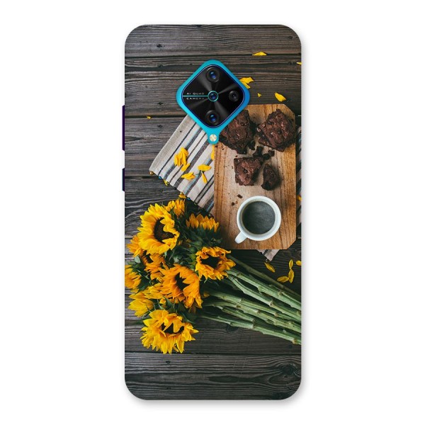 Coffee and Flowers Back Case for Vivo S1 Pro