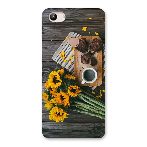 Coffee and Flowers Back Case for Vivo Y83