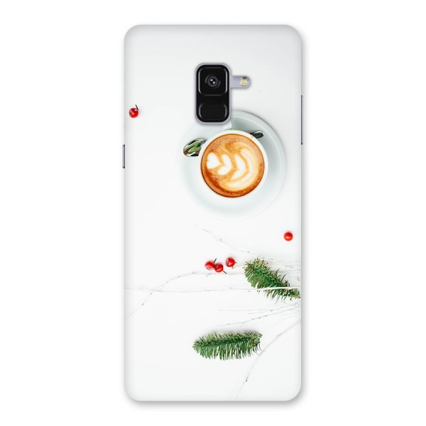 Coffee and Leafs Back Case for Galaxy A8 Plus