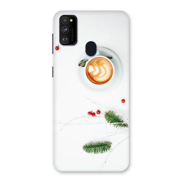 Coffee and Leafs Back Case for Galaxy M21