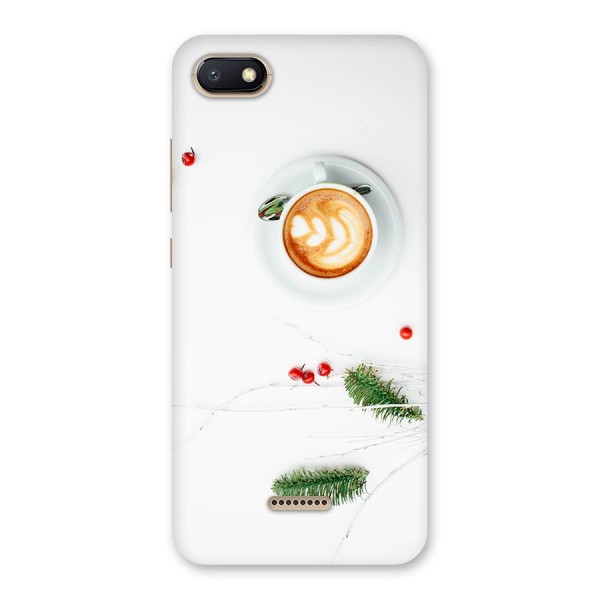 Coffee and Leafs Back Case for Redmi 6A