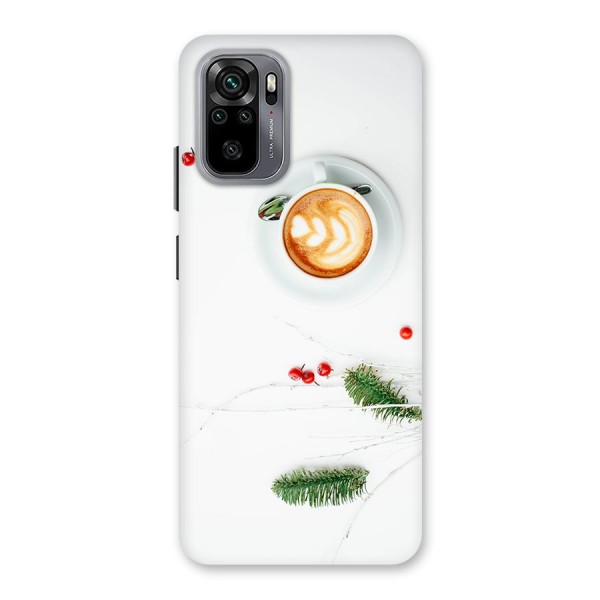 Coffee and Leafs Back Case for Redmi Note 10