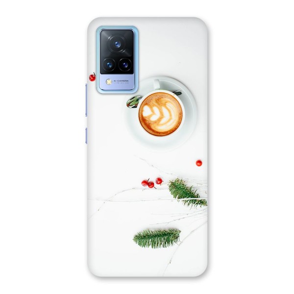 Coffee and Leafs Back Case for Vivo V21 5G