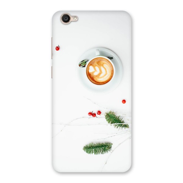 Coffee and Leafs Back Case for Vivo Y55s